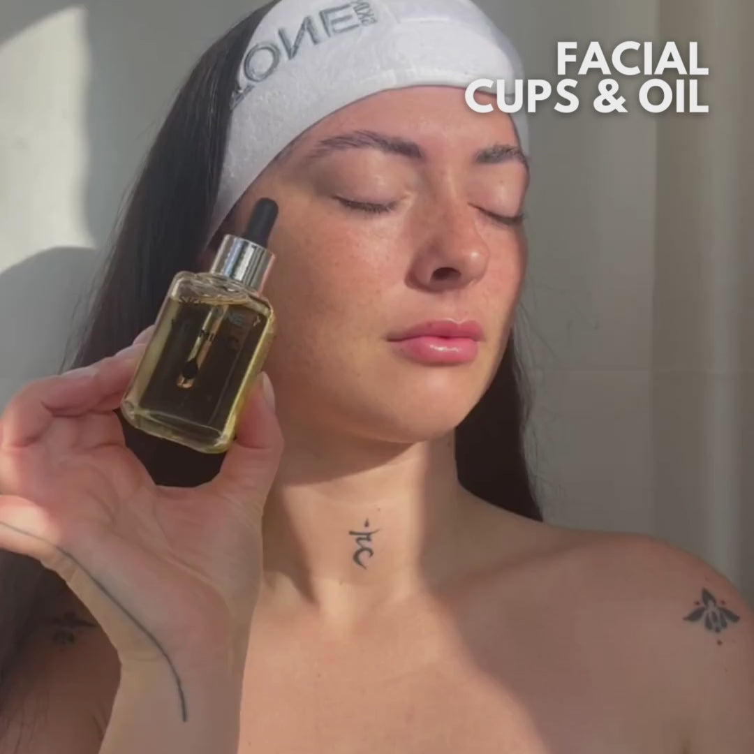 FACIAL CUPS & OIL BUNDLE