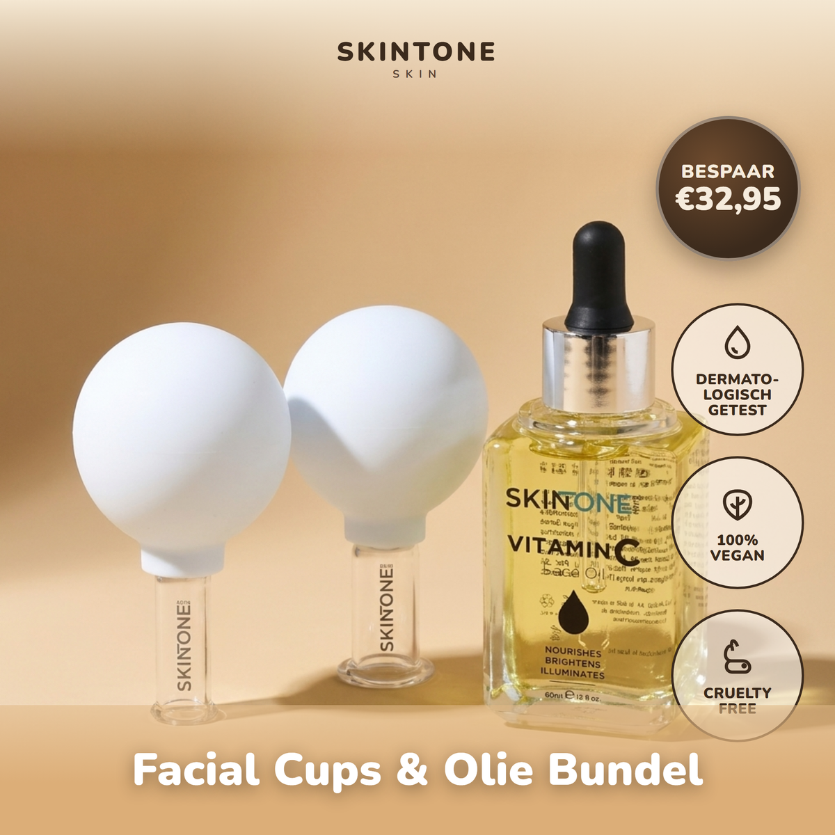 FACIAL CUPS &amp; OIL BUNDLE