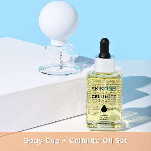 BODY CUP + CELLULITE OIL BUNDEL - SKINTONE